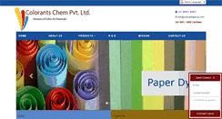 Desktop Screenshot of colorantsgroup.com